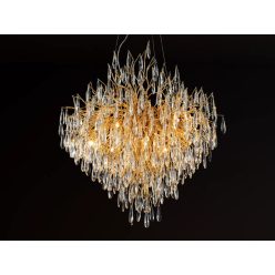   Luxus kristály függőlámpa 12xG9, Ø800 mm, 480W, állítható magasság, IP20 - CA061/800