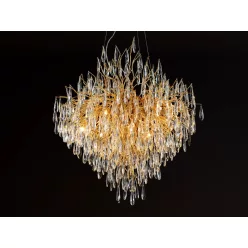   Luxus kristály függőlámpa 12xG9, Ø800 mm, 480W, állítható magasság, IP20 - CA061/800