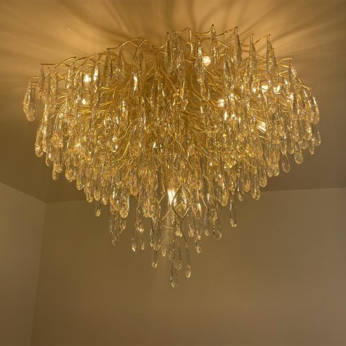 Luxus kristály mennyezeti csillár 12xG9, Ø800 mm, 480W, IP20 - CA061/800C