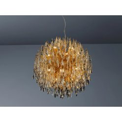   Luxus kristály függőlámpa 24xG9, Ø800 mm, 960W, állítható magasság, IP20 - CA061/800G