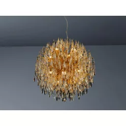   Luxus kristály függőlámpa 24xG9, Ø800 mm, 960W, állítható magasság, IP20 - CA061/800G