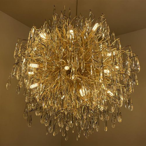 Luxus kristály függőlámpa 24xG9, Ø800 mm, 960W, állítható magasság, IP20 - CA061/800G