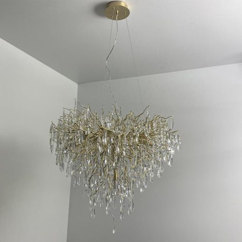 Luxus kristály függőlámpa 12xG9, Ø800 mm, 480W, állítható magasság, IP20 - CA061/800
