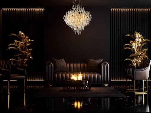 Luxus kristály függőlámpa 12xG9, Ø800 mm, 480W, állítható magasság, IP20 - CA061/800