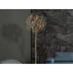   Luxus kristály állólámpa 5xG9, Ø550x1700x300 mm, 200W, IP20 - CA061/F