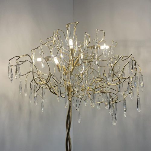 Luxus kristály állólámpa 5xG9, Ø550x1700x300 mm, 200W, IP20 - CA061/F