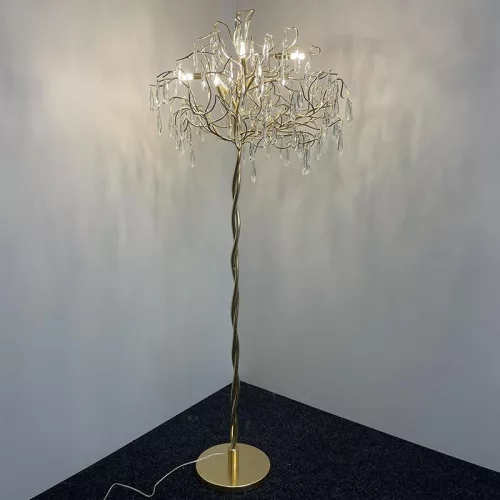 Luxus kristály állólámpa 5xG9, Ø550x1700x300 mm, 200W, IP20 - CA061/F