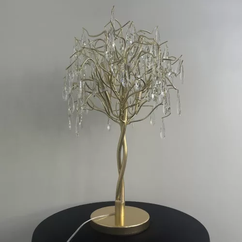 Luxus kristály asztali lámpa 5xG9, Ø450x750x220 mm, 200W, IP20 - CA061/T