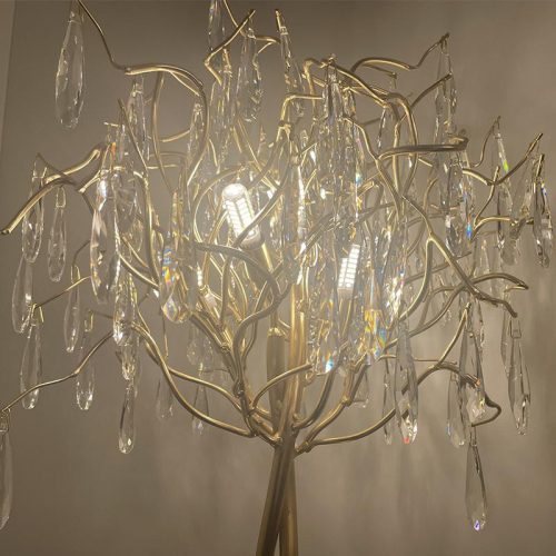 Luxus kristály asztali lámpa 5xG9, Ø450x750x220 mm, 200W, IP20 - CA061/T