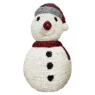 LED karácsonyi dekoráció hóember 144W, 1560x1550x2500mm, 230V, IP65, hideg fehér CH3