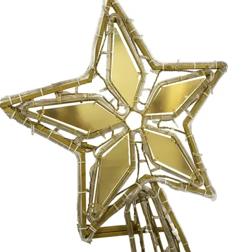 LED 3D karácsonyi dekoráció Arany Kapu 102W, 4500x400x2500 mm, 3000K-6500K, IP65 - CH5