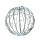 LED 3D karácsonyi dekoráció fehér golyó 19W, 800x800 mm, 6500K hideg fehér, IP65 - CH6