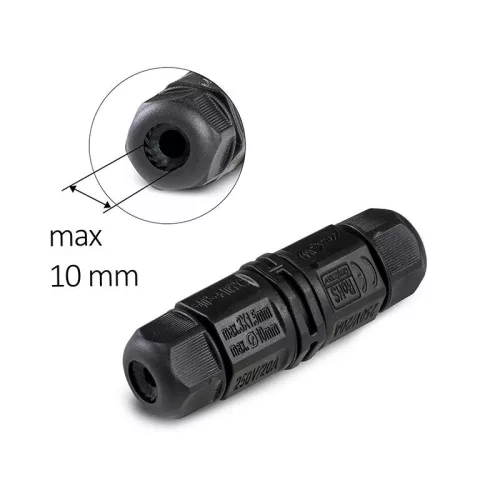 IP67 védettségű csatlakozó 250V, 20A, 2x3x1,5 mm - CW132