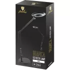 LED asztali lámpa 8W 400lm 4000K IP20 ABS fekete - DL1203/B