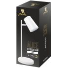 LED asztali lámpa 5W dimmelhető, 300 lm, 4000K semleges fehér, IP20 fehér - DL1205/W