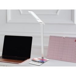   LED asztali lámpa JOY 6W dimmelhető USB vezeték nélküli töltés - DL2301/W