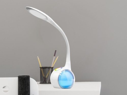 LED asztali lámpa 7W dimmelhető, RGB, 250 lm, 4000K semleges fehér, IP20 fehér - DL3401/W