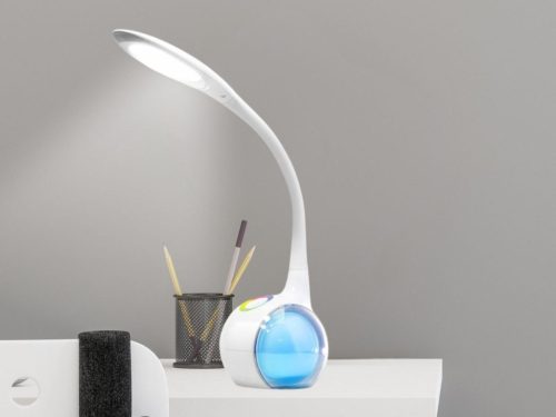 LED asztali lámpa 7W dimmelhető, RGB, 250 lm, 4000K semleges fehér, IP20 fehér - DL3401/W