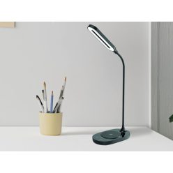  LED asztali lámpa 7W dimmelhető, vezeték nélküli töltő, 350 lm, 3000-6500K fekete - DL4301/B