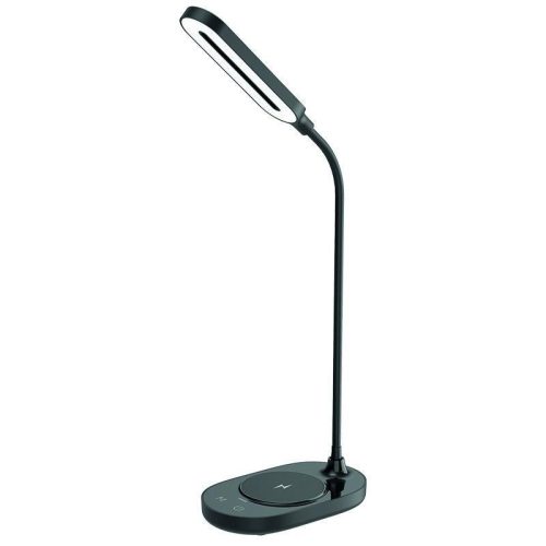 LED asztali lámpa 7W dimmelhető, vezeték nélküli töltő, 350 lm, 3000-6500K fekete - DL4301/B
