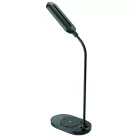 LED asztali lámpa 7W dimmelhető, vezeték nélküli töltő, 350 lm, 3000-6500K fekete - DL4301/B