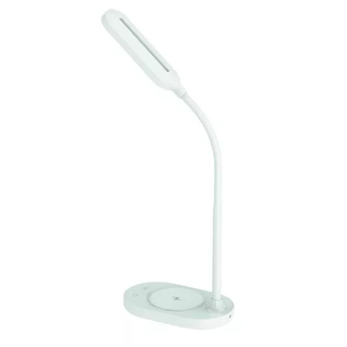 LED asztali lámpa 7W dimmelhető, vezeték nélküli töltő, 350 lm, 3000-6500K fehér - DL4301/W