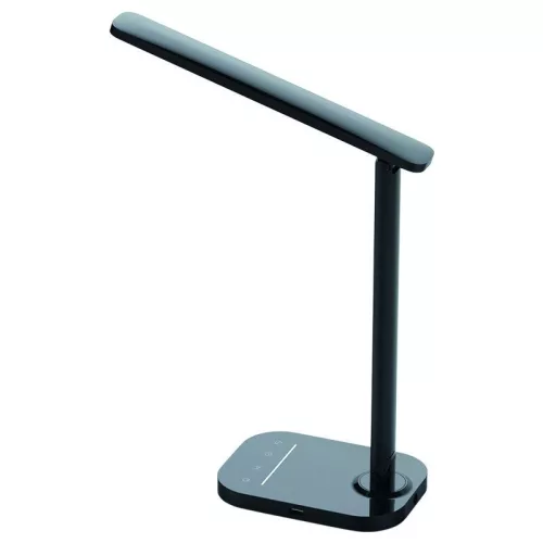 LED asztali lámpa 7W dimmelhető, USB, éjszakai fény, időzítő, 500 lm, 3000-6500K fekete - DL4304/B