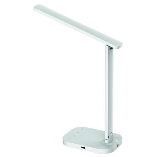LED asztali lámpa 7W dimmelhető, USB, éjszakai fény, időzítő, 500 lm, 3000-6500K fehér - DL4304/W