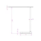 LED asztali lámpa 8W 400lm 3000-6500K dimmelhető USB vezeték nélküli töltés - DL4305/B
