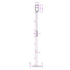 LED állólámpa 12W dimmelhető, 800 lm, 3000-6500K, IP20 fekete alu - DL4306/B