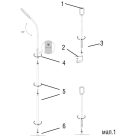 LED állólámpa 12W dimmelhető, 800 lm, 3000-6500K, IP20 fekete alu - DL4306/B