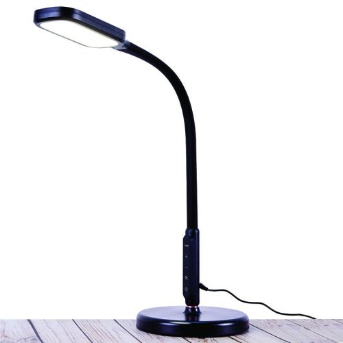 LED állólámpa 12W dimmelhető, 800 lm, 3000-6500K, IP20 fekete alu - DL4306/B