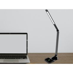   LED asztali lámpa 12W 500lm 3000-6500K dimmelhető USB vezeték nélküli töltés - DL5303/B