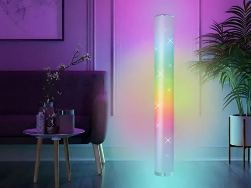 LED állólámpa atmoszférás távirányítóval 12W RGB+meleg fehér DL6401