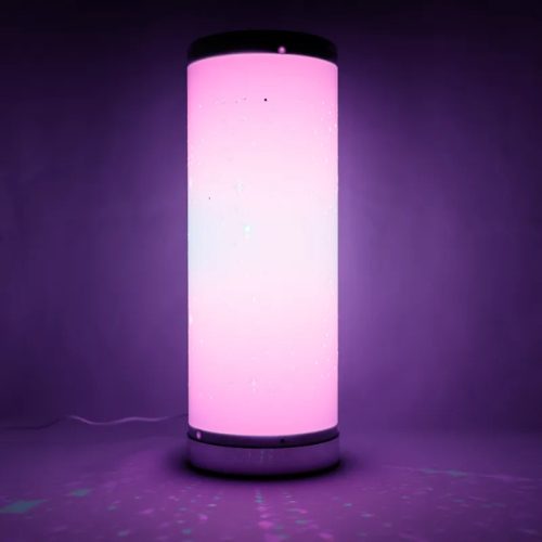 LED asztali atmoszférikus lámpa 5W RGBIC+W távirányítóval Ø130x352mm - DL6402