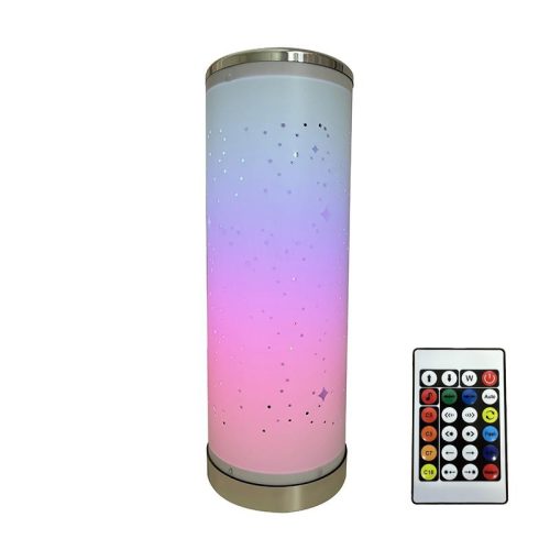 LED asztali atmoszférikus lámpa 5W RGBIC+W távirányítóval Ø130x352mm - DL6402