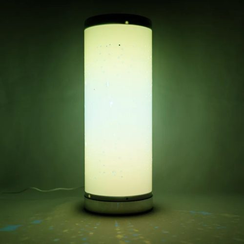 LED asztali atmoszférikus lámpa 5W RGBIC+W távirányítóval Ø130x352mm - DL6402