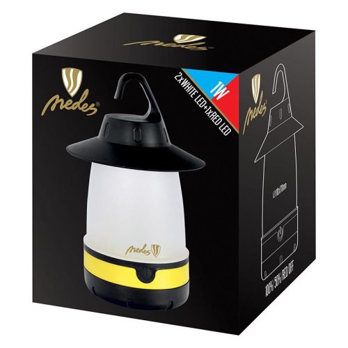 LED kempinglámpa 3W, 60Lm, IPX4, Ø110x170mm - FCL01