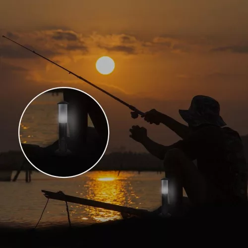 LED kemping lámpa 1W CREE IPX4 asztali Ø95x275 mm - FCL02