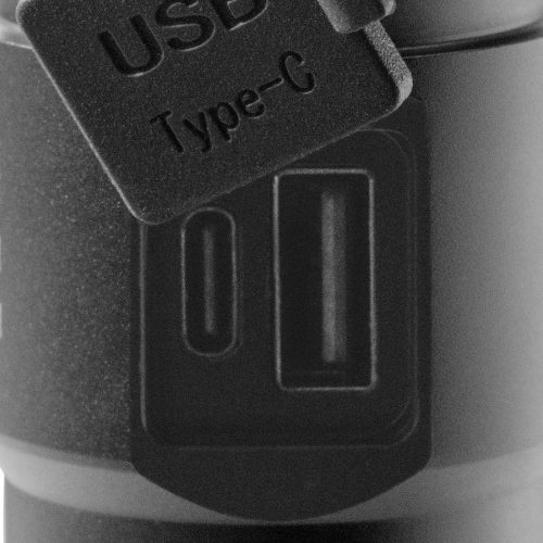 LED Zseblámpa 10W Fehér fény 850lm 4000mAh, USB-C IP44 - FL04R