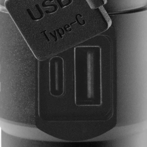 LED Zseblámpa 10W Fehér fény 850lm 4000mAh, USB-C IP44 - FL04R