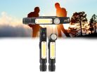 LED tölthető munkalámpa 6W, IP44, Li-Ion 800mAh, állítható, fejlámpa funkció - FL05R