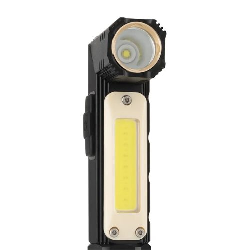 LED tölthető munkalámpa 6W, IP44, Li-Ion 800mAh, állítható, fejlámpa funkció - FL05R