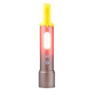 LED tölthető kézi lámpa 8W, IPX4, Li-Ion 1200mAh, több fénymód, USB-C - FL06R