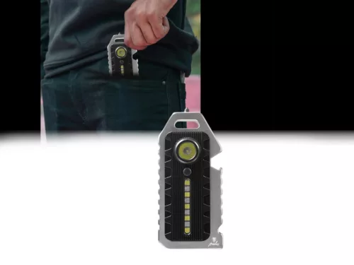 LED tölthető munkalámpa 1W, IP44, Li-Ion 400mAh, több fényfunkció, mágneses - FL07R