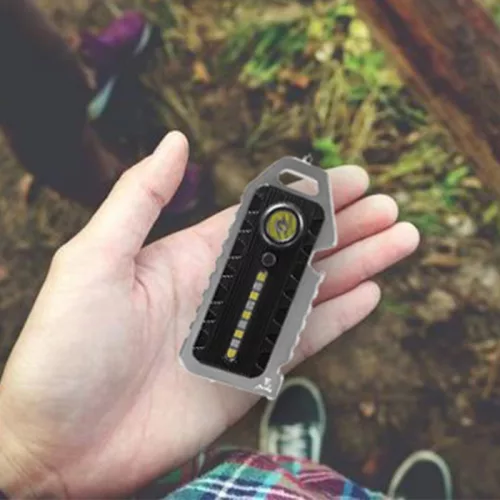 LED tölthető munkalámpa 1W, IP44, Li-Ion 400mAh, több fényfunkció, mágneses - FL07R