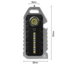 LED Zseblámpa 1W Fehér / Piros / Kék fény 50lm 400mAh, USB-C IP44 - FL07R
