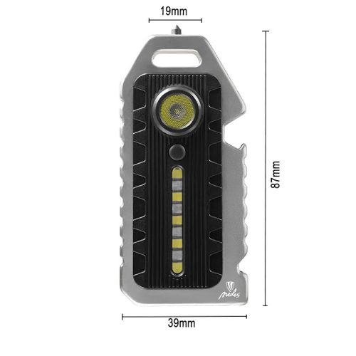 LED tölthető munkalámpa 1W, IP44, Li-Ion 400mAh, több fényfunkció, mágneses - FL07R