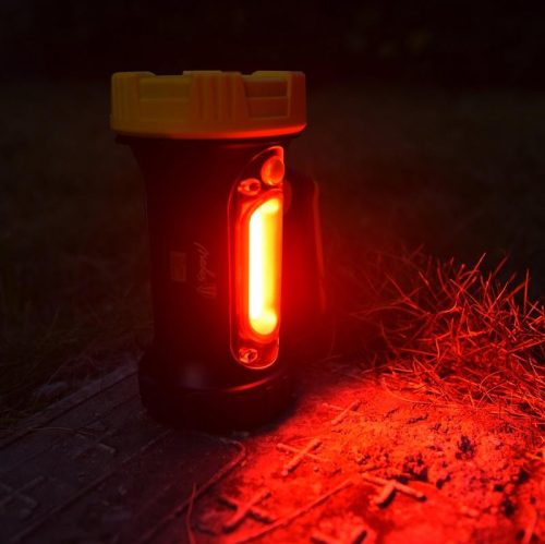 LED tölthető kézilámpa + powerbank 5W+3W, 530Lm, IP65, 203x158x113mm - FS03R