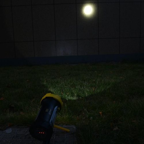 LED tölthető kézilámpa + powerbank 5W+3W, 530Lm, IP65, 203x158x113mm - FS03R